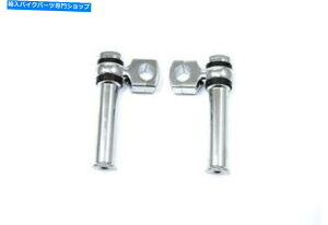 �N���[���p�[�c Chrome 5-3 / 4 �I�t�Z�b�g�h�b�O�{�[�����C�U�[�Z�b�g��1/2 -13unc���󂯓���܂� Chrome 5-3/4 Offset Dog Bone Riser Set accepts 1/2-13UNC�y���s�A���i�z