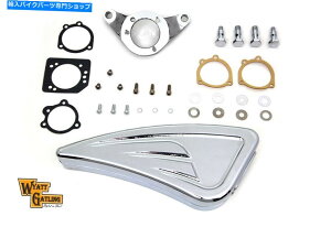 N[p[c Chrome Wyatt GatlingGAN[iAZuHarley-DavidsontBbg Chrome Wyatt Gatling Air Cleaner Assembly fits Harley-Davidson