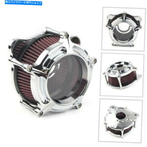 N[p[c n[[GNgOCh\tgXtX̂߂̃NNAGAN[i[zCtB^[ Chrome Clear Air cleaner Intake Filter For Harley Electra Glide Softail Slim FLS