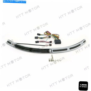 N[p[c Harley Touring Street Glide 14 15 17 17̂߂̃NLED Windshield Chrome Trim Chrome LED Windshield Chrome Trim For Harley Touring Street Glide 14 15 16 17