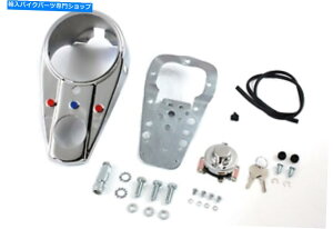 クロームパーツ Harley-Davidson用クロム3ライトダッシュパネルキット39-0951 Chrome Three Light Dash Panel Kit for Harley-Davidson | 39-0951