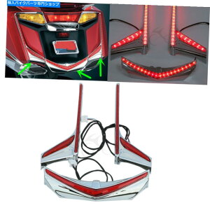 N[p[c tF_[`bvu[LLEDCgXgbvFOTz_S[hEBOGL1800 12-17 F6B Fender Tip Run Brake LED Light Strips Fit For Honda Goldwing GL1800 12-17 F6B