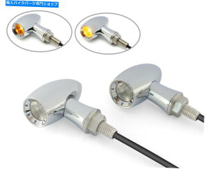 N[p[c [^[oCNLEDCWP[^[DRL - Chrome - JX^oCNgJtF[T[p Motorbike LED Indicators & DRL - CHROME - for Custom Bikes & Retro Cafe Racers