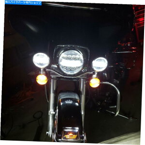 N[p[c 7 "LEDvWFN^[wbhCg4.5"n[[CVO Ultra Classiĉ߂̖̓nCg 7" LED Projector Headlight & 4.5" Fog Passing Light For Harley CVO Ultra Classic