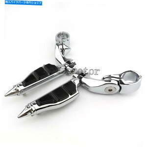 N[p[c 1-1 / 4 "n[[X|[cX^[1200JX^XL1200Ĉ߂ChromeGWK[htbgyO 1-1/4" Chrome Engine Guard Foot Pegs For Harley Sportster 1200 Custom XL1200C