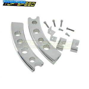 �N���[���p�[�c Chrome CNC 5�z�[���h���b�v�n���h���o�[���C�U�[�}�E���g�t�B�b�g�X�Y�LBoulevard M109R 2006-09 Chrome CNC 5-Hole Drop Handlebar Risers Mount Fit Suzuki Boulevard M109R 2006-09