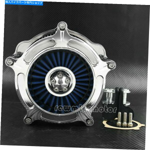 N[p[c N[GAN[i[ێtB^[tBbgn[[X|[cX^[XL 883 1200 04-19 Chrome Air Cleaner Blue Intake Filter Fit For Harley Sportster XL 883 1200 04-19