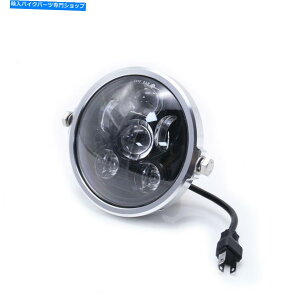 N[p[c 5-3 / 4 "I[goCLEDwbhCgvWFN^[HI LOr[wbhvgOJo[ 5-3/4" Motorcycle LED Headlight Projector Hi Lo Beam &Headlamp Trim Ring Cover