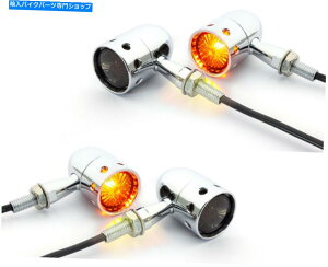 N[p[c hoCNCWP[^[2yAgJX^`bp[{o[vWFNgN Drilled Motorbike Indicators 2 PAIRS Retro Custom Chopper Bobber Project CHROME