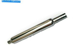 N[p[c tBbgCGtB[h̒eOɒTCT[N[bLCDN Fits Royal Enfield Bullet Extra Long Hollow Silencer Chrome Plated CDN