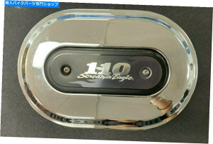 �N���[���p�[�c Screamin Eagle CVO110�N���[���G�A�C���e�[�N�J�o�[�ƃt�B���^�[29670-09 SCREAMIN EAGLE CVO110 CHROME AIR INTAKE COVER AND FILTER 29670-09�y���s�A���i�z