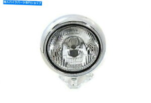 N[p[c V-Twin 7 "wbhvAZuH-4 TYPE CHROME 33-2197 V-Twin 7" Headlamp Assembly H-4 Type Chrome 33-2197