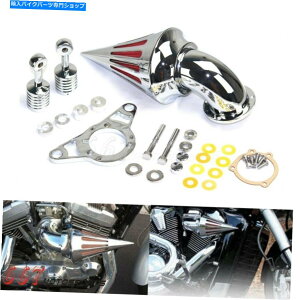 N[p[c I[goCXpCNGAN[i[ێtB^[tBbgn[[c[O[hLO\tg Motorcycle Spike Air Cleaner Intake Filter Fit Harley Touring Road King Softail