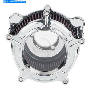 N[p[c Harley Dyna Street Bok Road Kinĝ߂̃NAN[GAN[i[ԋzCtB^[ Clear Chrome Air Cleaner Red Intake Filter For Harley Dyna Street Bob Road King