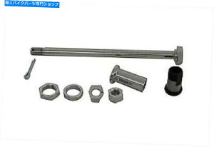 �N���[���p�[�c Harley Davidson�ɂ��N���[���㕔�Ԏ��L�b�gV-Twin Chrome Rear Axle Kit for Harley Davidson by V-Twin�y���s�A���i�z