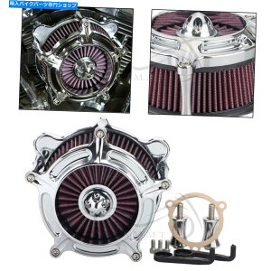 N[p[c Harley Touring Road King Flhxse Trikê߂̃NXpCNGAN[i[ێtB^[ Chrome Spike Air Cleaner Intake Filter For Harley Touring Road King FLHXSE Trike