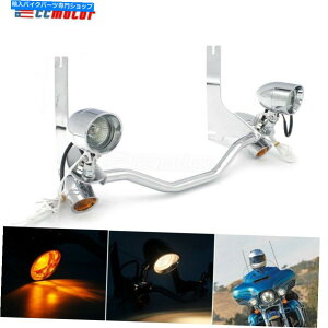 N[p[c n[[c[O94-13̂߂̃X|bgCgo[^[VOiv Chrome Driving Passing Spot Light Bar Turn Signal Lamp For Harley Touring 94-13