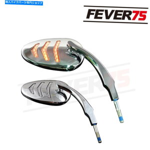 N[p[c XbgXevt@CJX^~[LEDƖCNCNn[[XbgXe Slotted Stem Profile Custom Mirrors LED lighting CNC Chrome Harley slotted stem