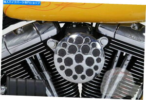 N[p[c GAtB^[N[i[z[[hNJo[n[[_Ciu[U[obLOv[g Air Filter Cleaner Holey Drilled Chrome Cover Harley Dyna Breather Backing Plate