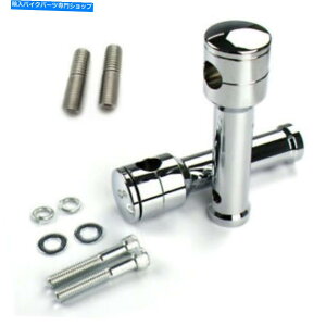 N[p[c ChromeEh6 DNA Pawhco Springernho[CU[̂߂25mm}Eg/ 25mm}Eg Chrome Round 6" Rise 1" /25mm Mount For DNA Paughco Springer Handlebar Riser