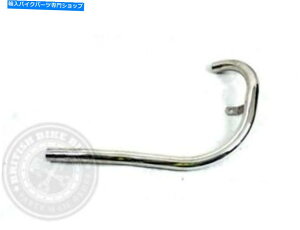 N[p[c N[x̔rC - BSA B25 / C25 1967-68 Chrome Low Level Exhaust Pipe - BSA B25/C25 1967-68
