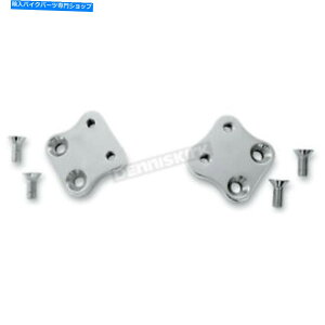 �N���[���p�[�c Accutronix Chrome�L�b�N�o�b�N�A�_�v�^�v���[�g - 1 1/8 Back��1 UP - FCKB102-C Accutronix Chrome Kick-Back Adapter Plates - 1 1/8 Back & 1 Up - FCKB102-C�y���s�A���i�z