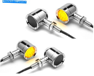 N[p[c [^[oCNLEDCWP[^ - 2 XyA - NRgXgJX^vWFNgoCN Motorbike LED Indicators - 2 x PAIRS - Chrome Contrast Cut Custom Project Bikes