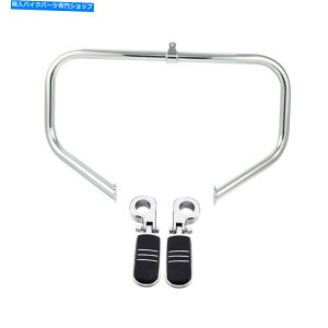 �N���[���p�[�c �N���[���n�C�E�F�C�G���W���N���b�V���o�[�t�b�g�y�O�̓n�[���[���[�h�L���O�O���C�h09-21�̂��߂Ƀt�B�b�g���� Chrome Highway Engine Crash Bar Footpegs Fit For Harley Road King Glide 09-21