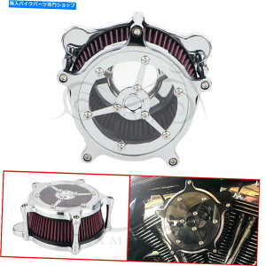N[p[c Harley Touring flhtcutg fxdls fls flstn̂߂̕č̃N[GAN[i[ێtB^[ US Chrome Air Cleaner Intake Filter For Harley Touring FLHTCUTG FXDLS FLS FLSTN