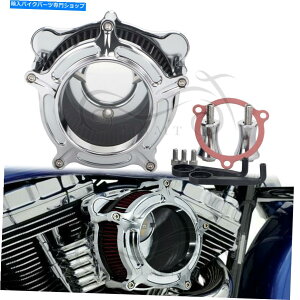 N[p[c Harley Suspail Deluxe Flstn Slim Flŝ߂Chrome CNCGAN[i[ێtB^[ Chrome CNC Air Cleaner Intake Filter For Harley Softail Deluxe FLSTN Slim FLS