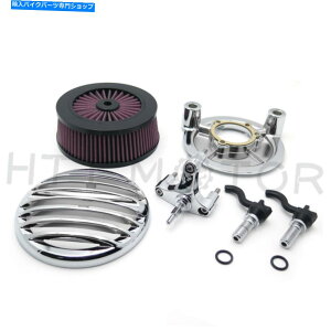 N[p[c Harley 2007-2017 Sportster 1200JX^XL1200Ĉ߂̃NOGAN[i[Lbg Chrome Grille Air Cleaner Kit For Harley 2007-2017 Sportster 1200 Custom XL1200C