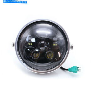 N[p[c n[[̂߂̃I[goC7C`NEhLED DRLvWFN^[wbhCgwbhv Motorcycle 7 inch Chrome Round LED DRL Projector Headlight Headlamp For Harley