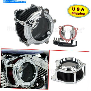 N[p[c Harley Touring 2008-2016 Flhx FlhtčChromeNAGAN[i[ێtB^[ Chrome Clear Air Cleaner Intake Filter For Harley Touring 2008-2016 FLHX FLHT US