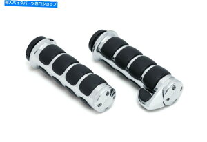 N[p[c Kuryakyn Chrome TBW ISO GRIPS W /Xbg{X - 08-20n[[FLHX FLHT FLTR Kuryakyn Chrome TBW ISO Grips W/ Throttle Boss - 08-20 Harley FLHX FLHT FLTR