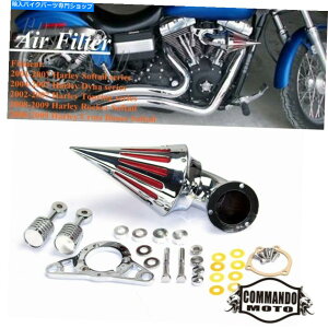 N[p[c n[[\tg_Cic[ON[XpCNR[GAN[i[zCtB^[Lbg For Harley Softail Dyna Touring Chrome Spike Cone Air Cleaner Intake Filter Kits