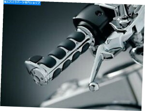 N[p[c NALN[S\tgv~AC\dP[uObvXbg{Xn[[ Kuryakyn Chrome Rubber Soft Premium ISO Dual Cable Grips w/ Throttle Boss Harley