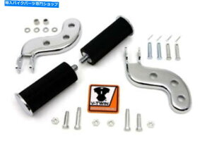 N[p[c V-Twin 27-1253 - ofBV[gtbgyOZbgN V-Twin 27-1253 - Buddy Seat Footpeg Set Chrome