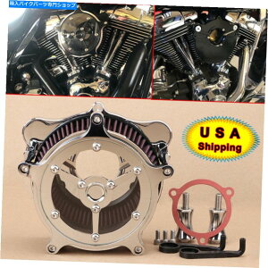 N[p[c n[[c[OgP08-16 Clarity Air Cleaner Element Intake Filter Chrome For Harley Touring Trike 08-16