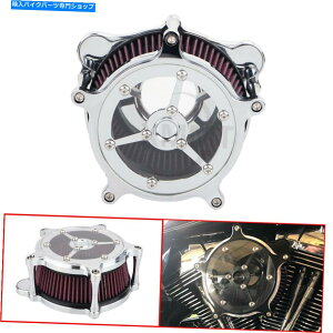 N[p[c Harley Road King Electra Tri Glide 08-16̂߂̃NNAGAN[i[bhtB^[ Chrome Clear Air Cleaner Red Filter for Harley Road King Electra Tri Glide 08-16