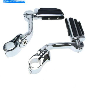 N[p[c 2̃NA~jE/S̃yOقƂǂ̃n[[I[goĈ߂̃jo[TtBbg 2PC Chrome Aluminum/Rubber Foot Pegs Universal Fit For Most Harley Motorcycle