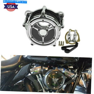 N[p[c n[[c[O2000-07 Dyna 2000-17̂߂ׂ̂ẴN[GAN[i[ێtB^[tBbgtB^[ All Chrome Air Cleaner Intake Filter Fit For Harley Touring 2000-07 Dyna 2000-17
