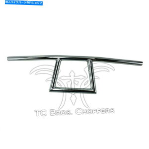 N[p[c TC Bros. 1 "EBhEnho[YN[ACAwbhX|[cX^[`bp[{o[ TC Bros. 1" Window Handlebars Chrome ironhead triumph sportster chopper bobber