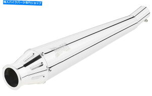 N[p[c CGtB[hUCEf̂߂̃ggN`[NGL][VTCT[ Moto Torque LAUNCHER Chrome Exhaust Silencer for Royal Enfield UCE models