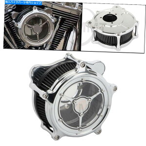N[p[c Harley Electra Street Road Tri Glide 08-16pN[GAN[i[zCtB^[ Chrome Air Cleaner Intake Filter for Harley Electra Street Road Tri Glide 08-16