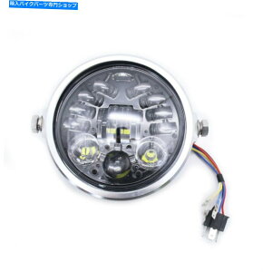 N[p[c n[[JX^̂߂̃I[goC5.75 ''ubNLED DRLvWFN^[wbhCgwbhv Motorcycle 5.75'' Black LED DRL Projector Headlight Headlamp For Harley Custom
