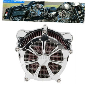 N[p[c n[[GNg[hXg[ggCOCh̃N[GAN[i[zCtB^[08-16 Chrome Air Cleaner Intake Filter For Harley Electra Road Street Tri Glide 08-16