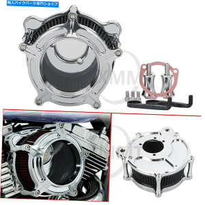 N[p[c Harley Dyna Suftailc[Ô߂̓xN[GAN[i[ubNێVXe Clarity Chrome Air Cleaner Black Intake System for Harley Dyna Softail Touring