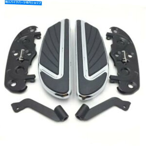 N[p[c '12 -'16 FLD / '86 - G[^FL\tgpN[GAt[C_[tbg{[Lbg Chrome Airflow Rider Footboard Kit For '12-'16 FLD/ '86-later FL Softail