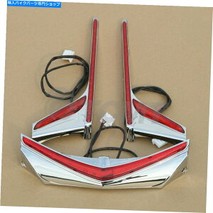 N[p[c AtF_[`bv̑su[LLedlightXgbvtBbg13-17z_GL1800 F6B Rear Fender Tip Run Brake Vertical LEDLight Strip Fit For 13-17 Honda GL1800 F6B