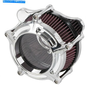 N[p[c Chrome EdgeNAtF[Xv[gGAN[i[bhtB^[n[[c[O\tg Chrome Edge Clear Faceplate Air Cleaner Red Filter For Harley Touring Softail